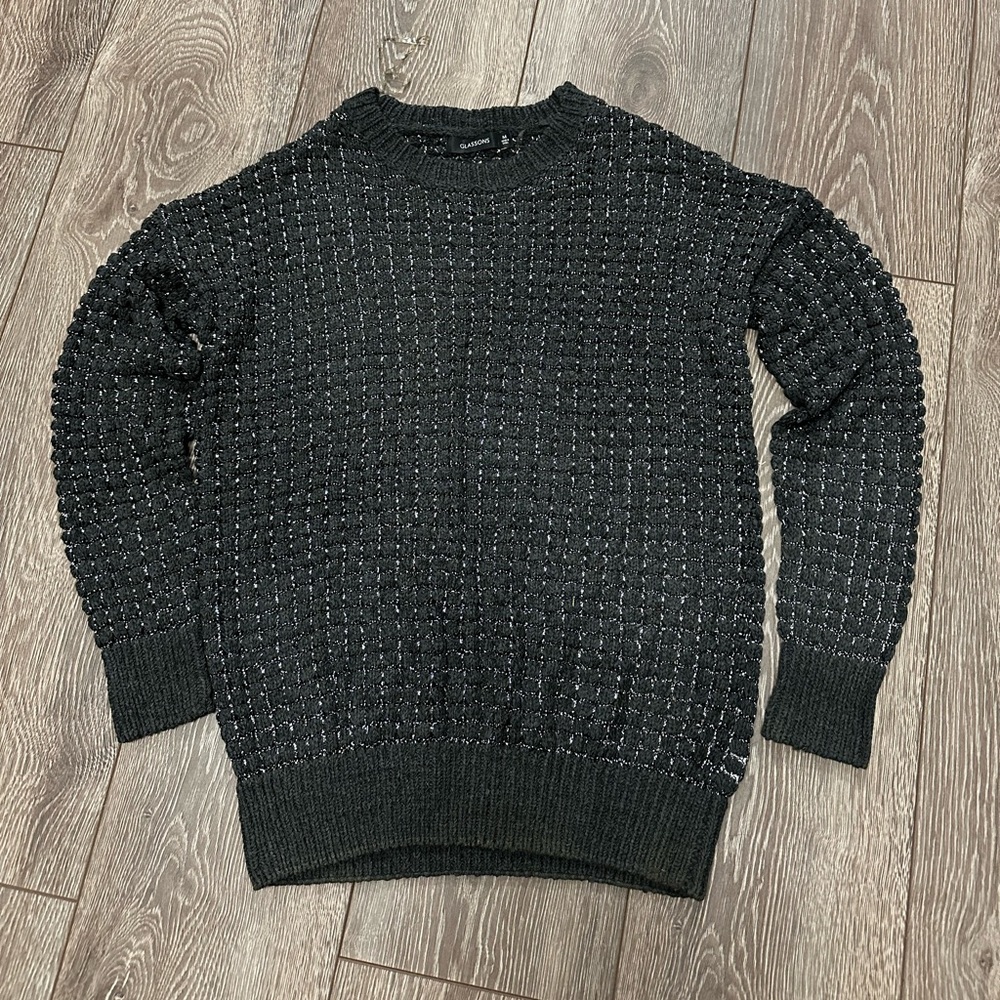 Sparkly sheer sweater